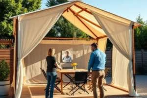 Kynast Exklusiv Pavillon 3×6 – Aufbauanleitung – Wichtige Montageschritte und praktische Tipps für einen sicheren Aufbau