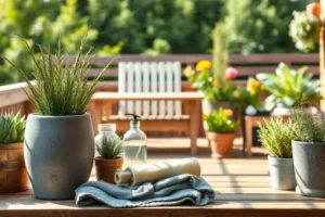 Pflege einer Holzterrasse – Holzterrasse reinigen, ölen und vor Witterung schützen – praktische Tipps für eine lange Lebensdauer